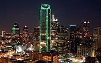 13704 Dallas skyline at night (widescreen)